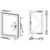 European Standard 20 Groove Outward Opening Interval Ventilating System