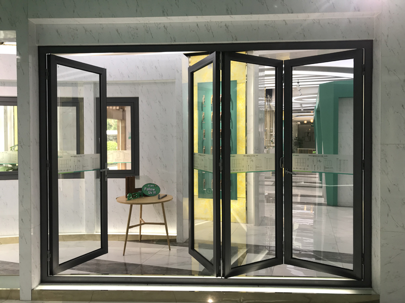 ZDM01 4 or 3 Sashes Partition Folding Door Fittings Hardware System